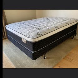 BRAND NEW PILLOW TOP MATTRESSES ✅ COLCHONES NUEVOS PILLOW TOP 💯‼️   QUEEN SIZE $150 ❌ $210 With Box Spring   FULL SIZE $140❌ $200 With Box Spring💥  