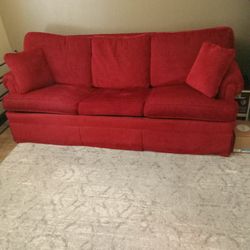 Red Sofa Bed