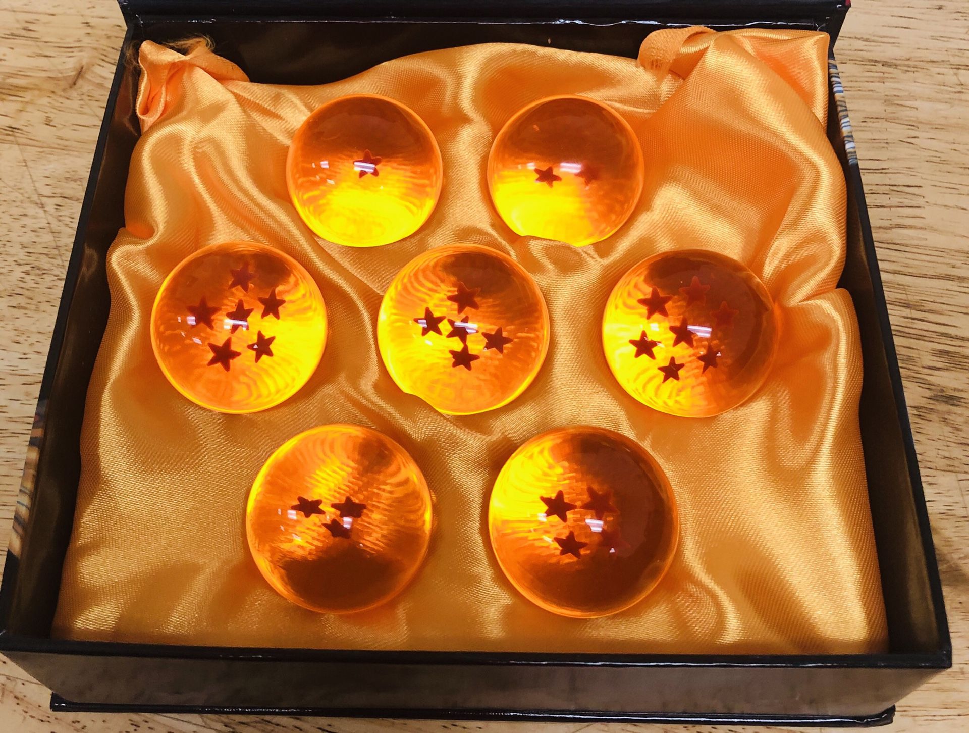 Dragon Ball Z Crystal Balls - Full Set of 7 - Great for any fan - Brand New In the box