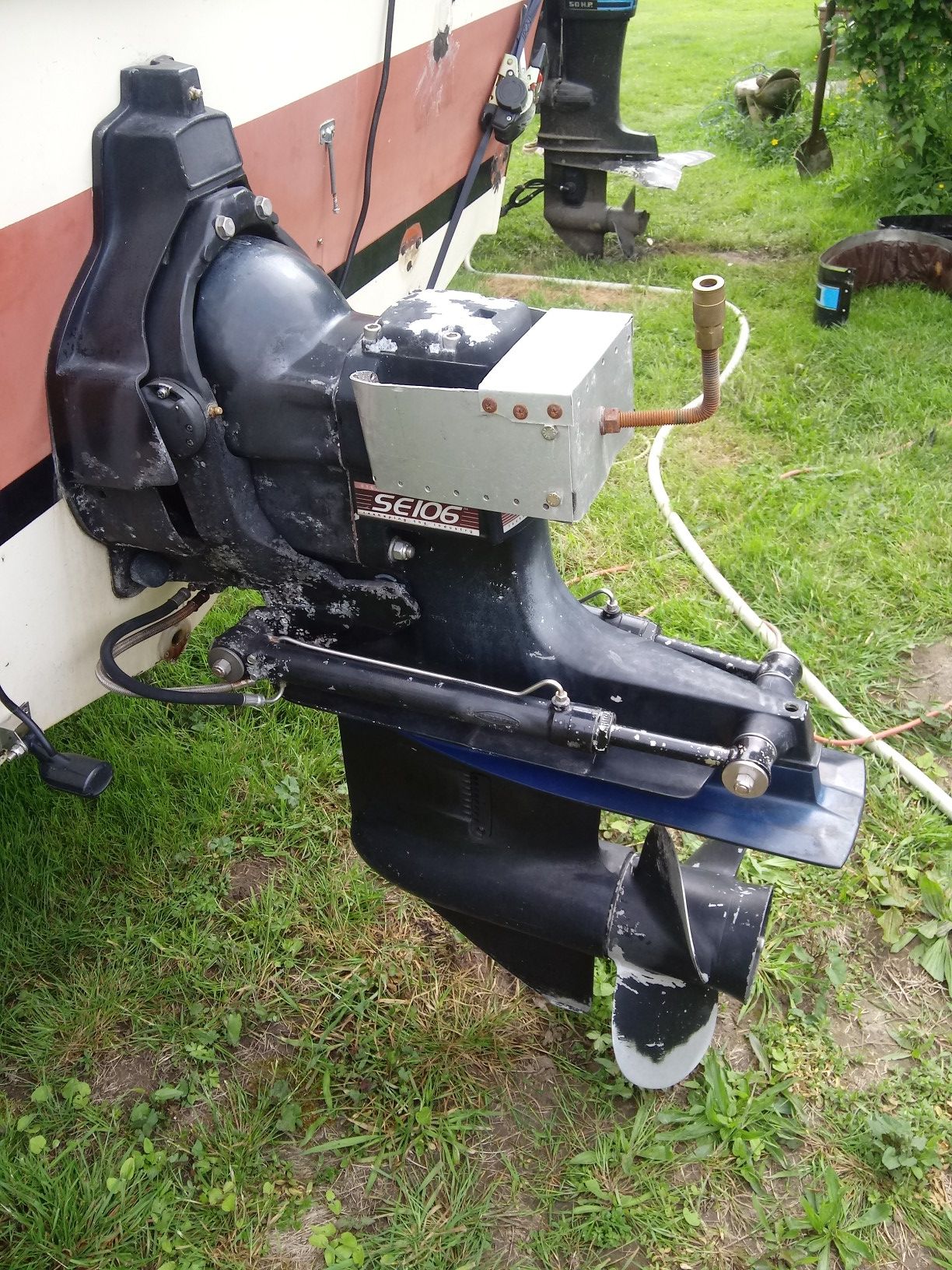Mercruiser 470 outdrive mercruiser 470 motor its attached to
