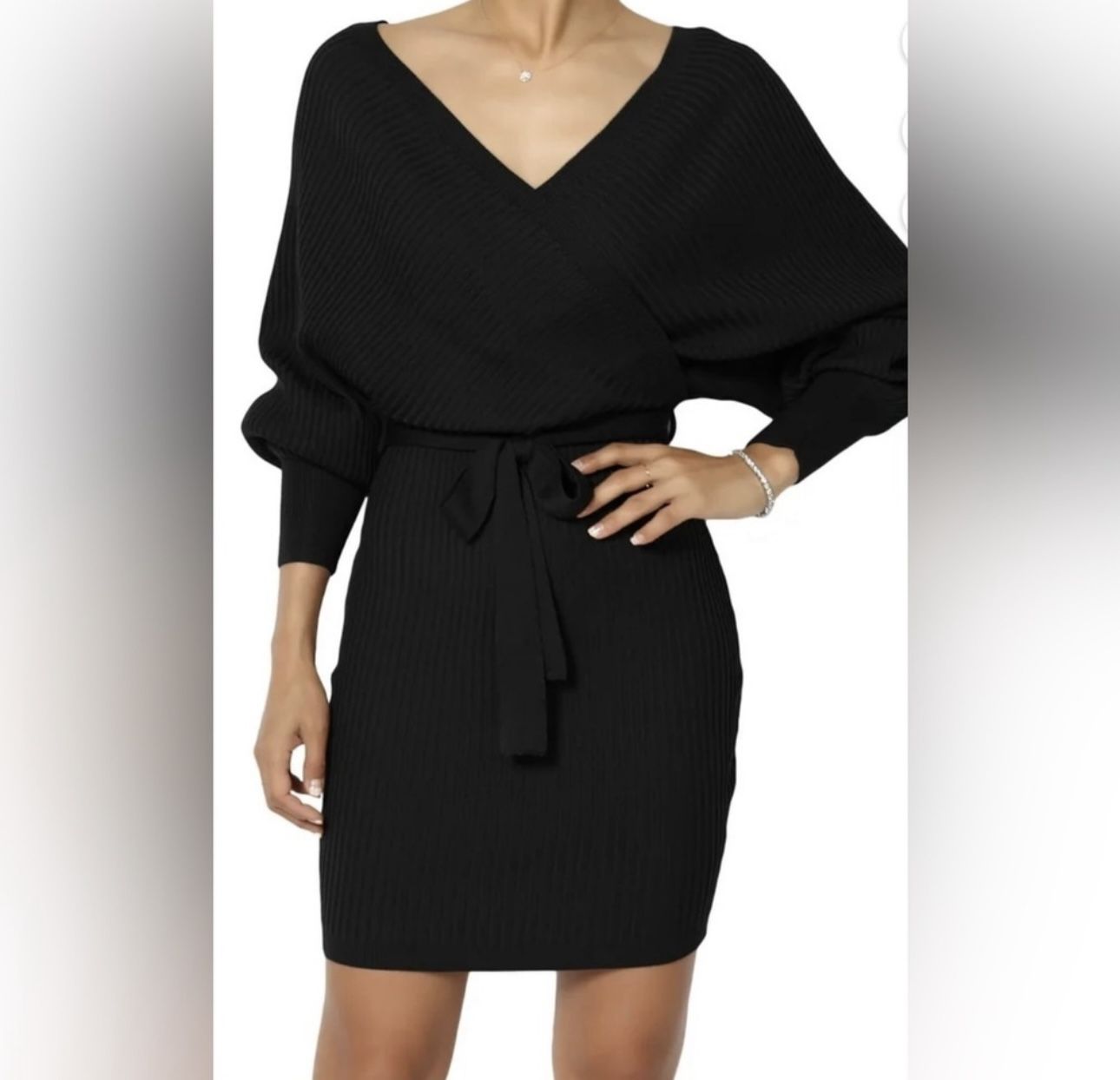 Love Tree Black Mini Dress Size Small