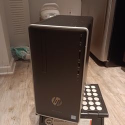 HP 590 Pavilion Desktop i3-8100 3.6GHz 16GB RAM 256GB SSD + 512GB HD Win 11 Home