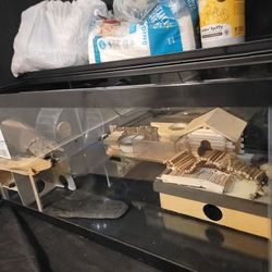 🐹 40gal Hamster Habitat silent Niteangel Wheel & 11-Room Bespoke DIY BUNDLE SET UP