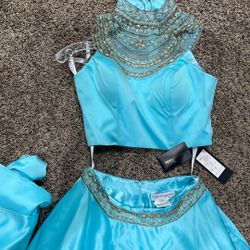 A Beautiful Baby Blue Dress