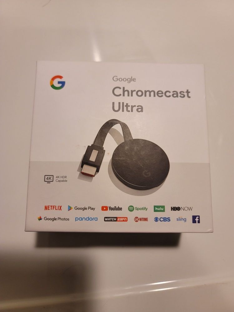 Google chromecast ultra new never use