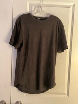 Forever 21 Men’s Short Sleeve Crew Neck T-Shirt - Charcoal olive size medium