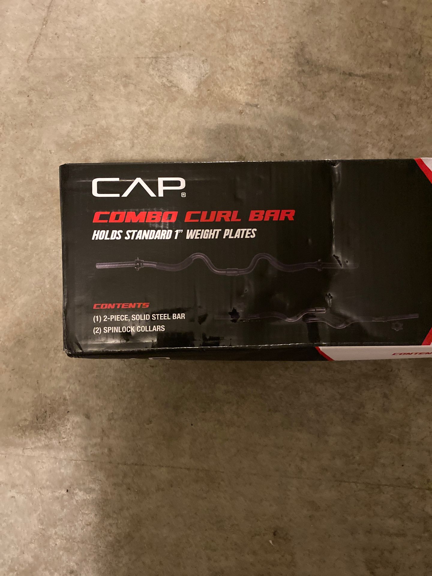 CAPS Curl bar / + 30lbs