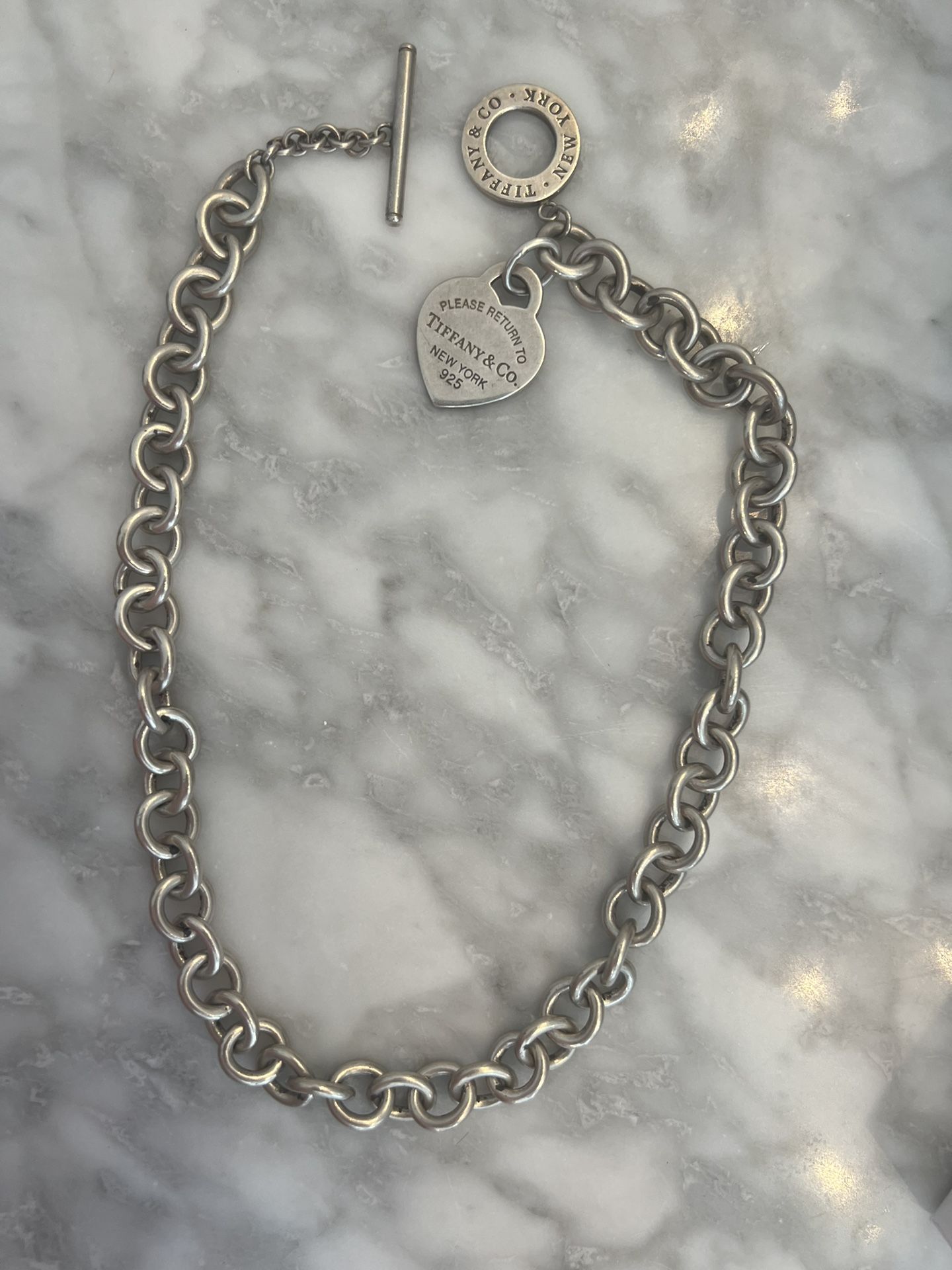 Return To Tiffany Authentic Heart Tag Necklace