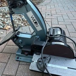 Wheel And Belt Sander For Metal Or Wood