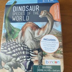Dinosaur species of the world: magnetic learning activity 26 pieces
