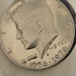 1976 Bicentennial half dollar  John F. Kennedy.