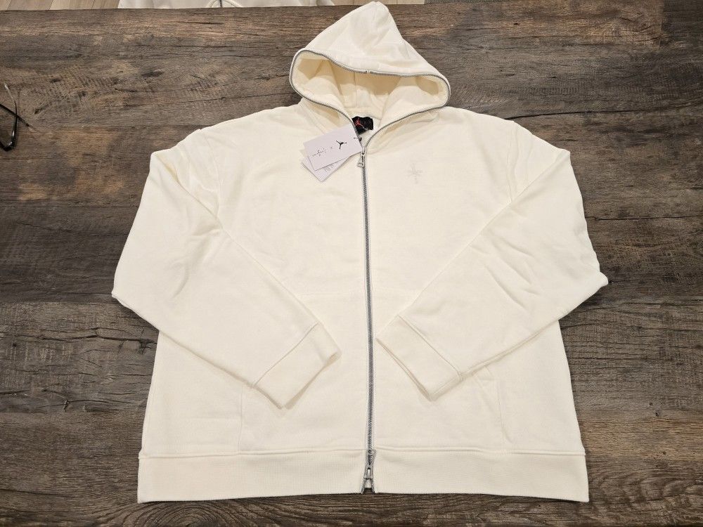JORDAN X TRAVIS SCOTT CACTUS JACK SAIL ZIP HOODIE MENS...BNWT