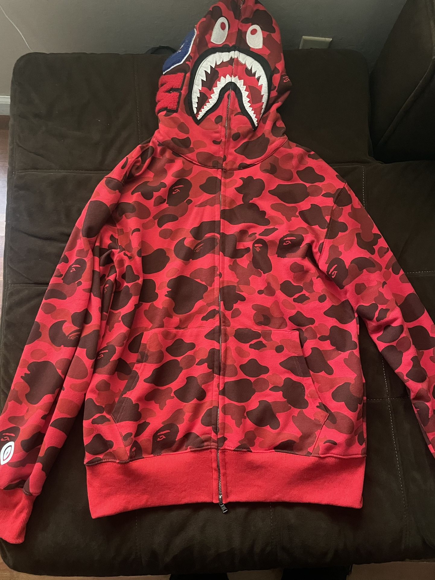 Red bape hoodie