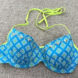 Hollister Women Teenager Bikini Swimsuit Top Size L 34D/36C 