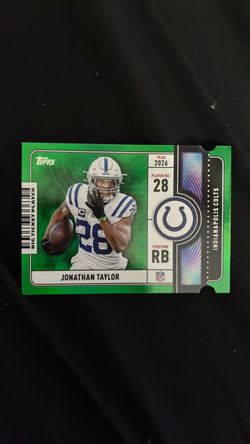 Topps Jonathan Taylor Big Ticket Player Card 2026
