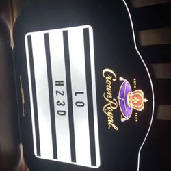 Crown Royal Marquee with extra Letters and Numbers