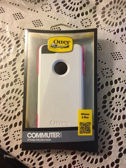 Pink OtterBox Commuter Series Iphone 6 plus