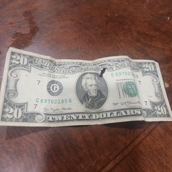 1977 $20 bill