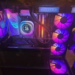 Please message for more info or pics.
Top of the line parts!

-Windows 11 pro
-Ryzen 9 9950x3d 
-Corsair Dominator Titanium ddr5 6000mhz 2x32
-Asus Ro