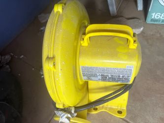 Yellow Electric Air Blower Fan