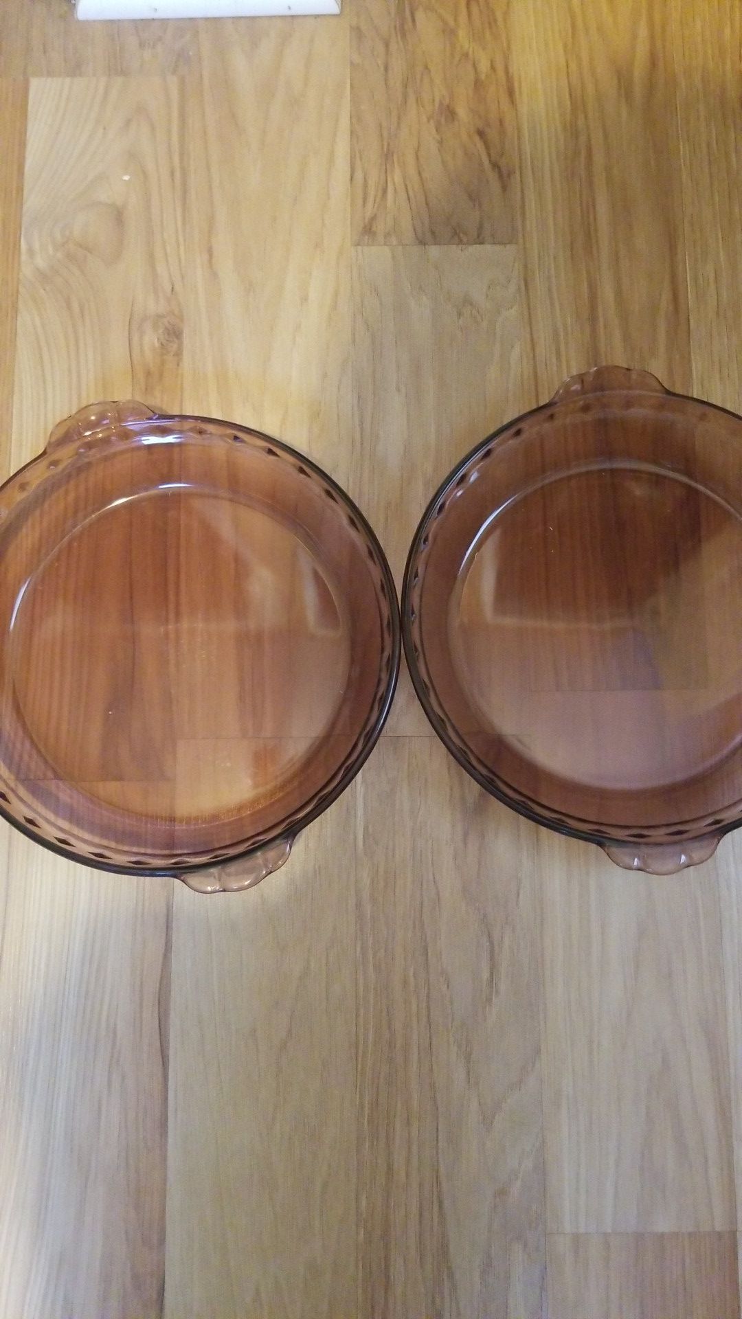 2 Vintage Pyrex Amethyst Pie Plates