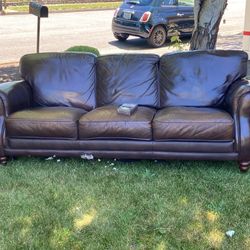 Free Sofa And Loveseat (leather)