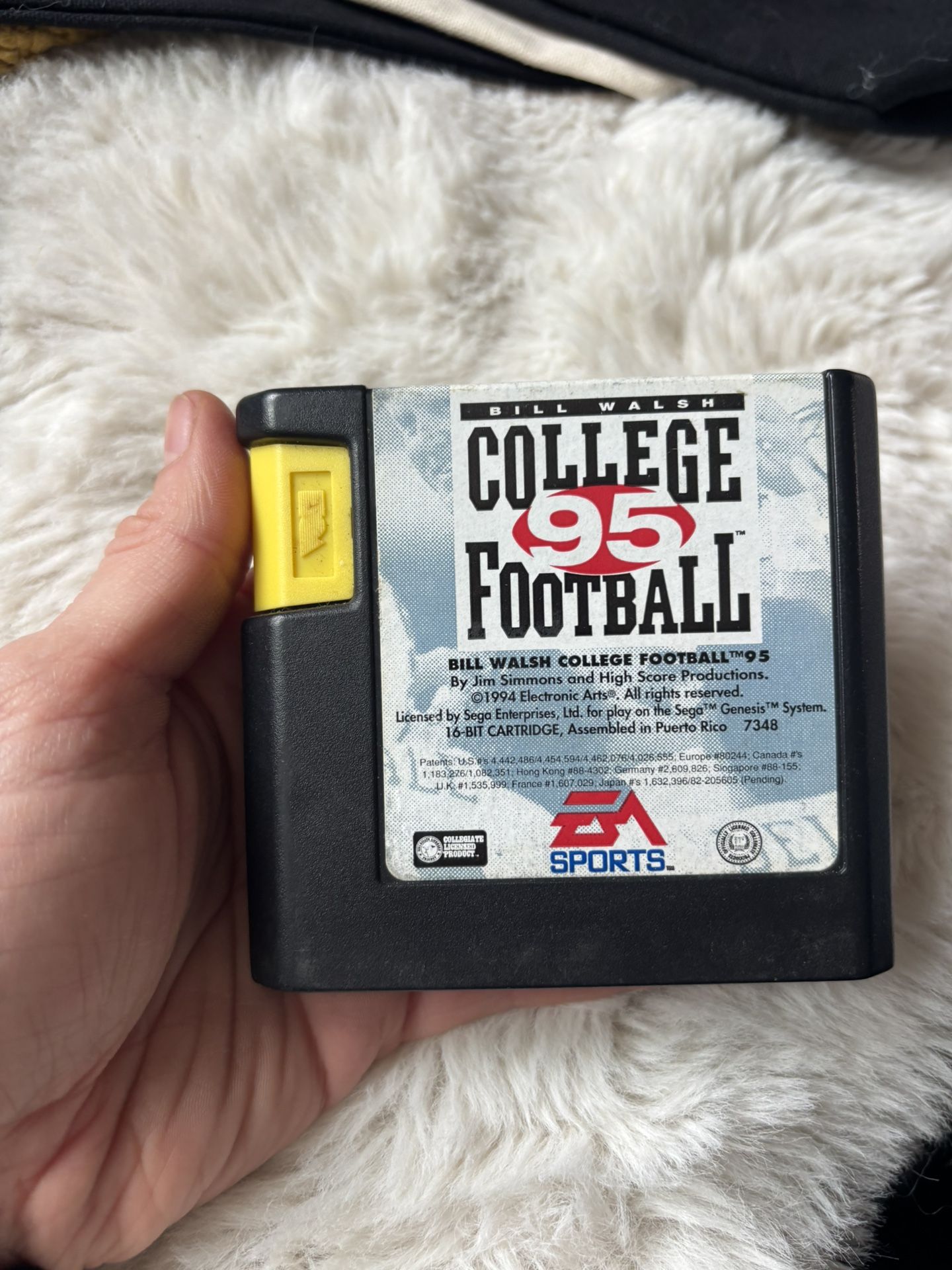 Sega Genesis College Football 95