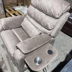Power Lift Lazy Boy Recliner Chair, 2 Motor Flat Recliner, Nursing Lift Chair with Massage and Lumbar Heating, Adult Power Recliner with Side Pockets,