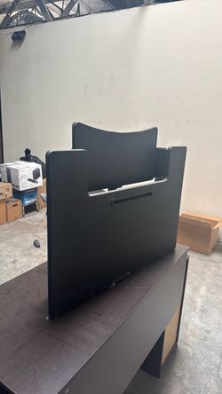 Black Wooden Headboard