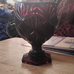 Vintage Ruby Goblet