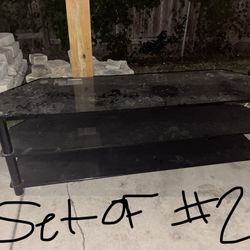 Glass Tables Set Of 2 