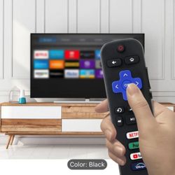 Remote Control For TCL Roku TV/Onn Roku/Hisense Roku/Sharp Roku/Element Roku/Westinghouse Roku/Philips RokuSeries Smart TVs (Not For Roku Stick And Bo