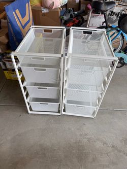Elfa by Container Store — 4-Drawer Storage Units (3 Available)