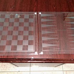 2 Glass Game Boards