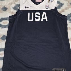 USA Basketball Team Authentic Jersey Large Mens $120 (MSRP) selling at $80 for quick sale.