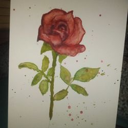 Watercolor Rose