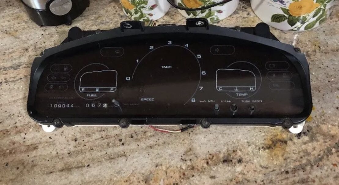 Nx1600 digital cluster b13 b14 Sentra 240sx s13 s14 with harness