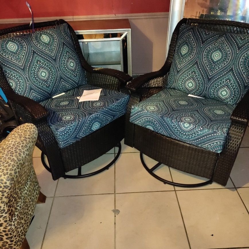 Rocking Chairs And A Little Table