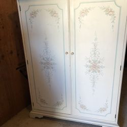 Matching Lane brand cedar armoire and cedar chest.