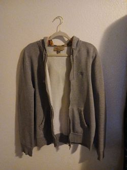 Gray Burberry sweater