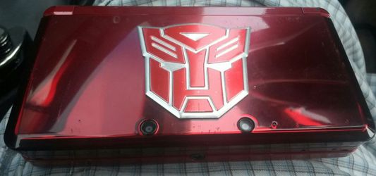 Nintendo 3ds Transformers AUTOBOT Emblem Red or Blue