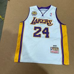 Kobe Bryant 2008 60th Anniversary YOUTH L Mitchell & Ness Jersey