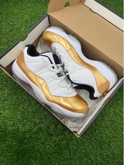 New Jordan 11 Gold Size 11