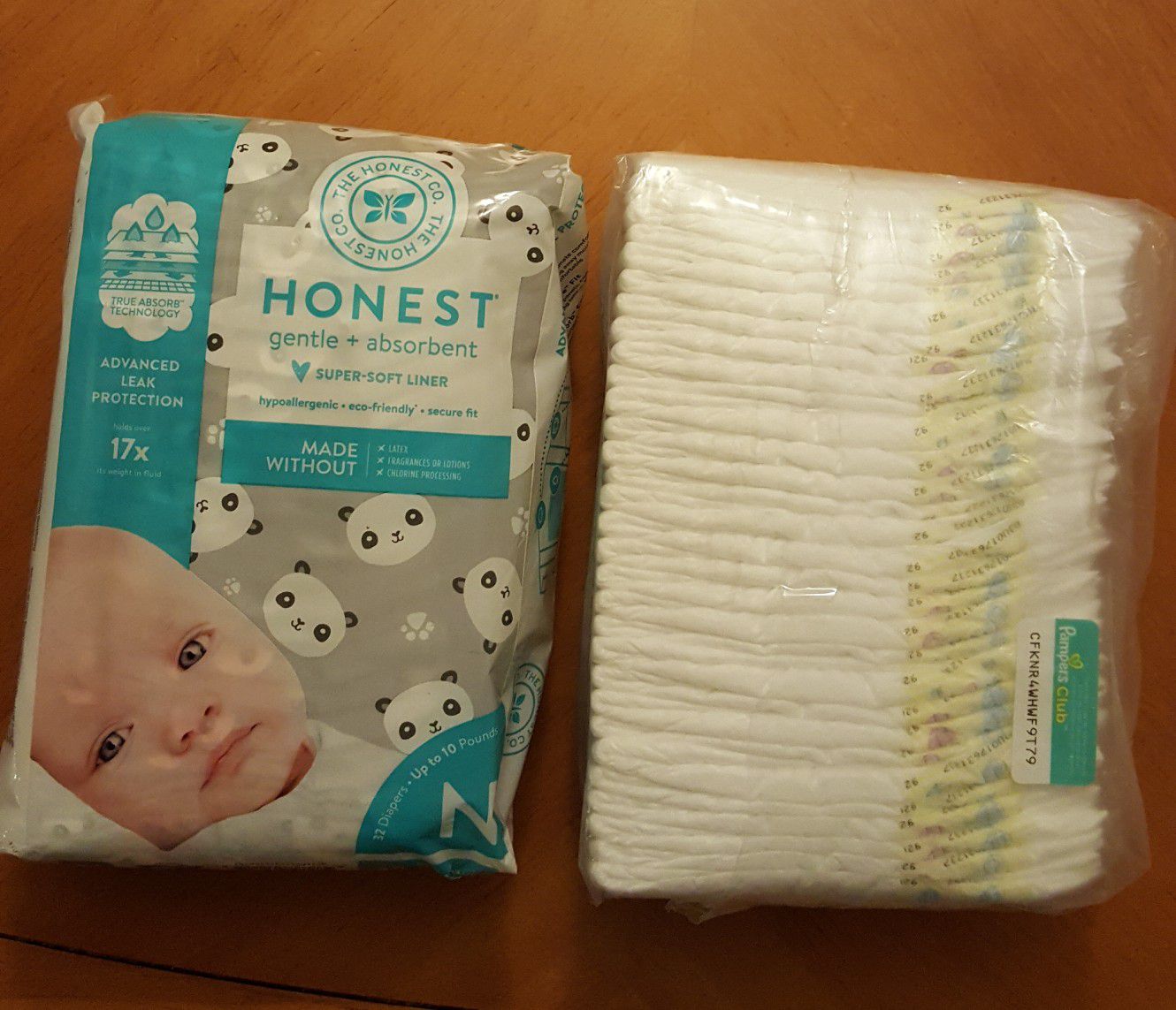 Diapers HUGGIES & pampers size nb