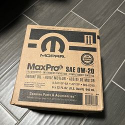 Mopar 0w20 Full Synthetic Oil