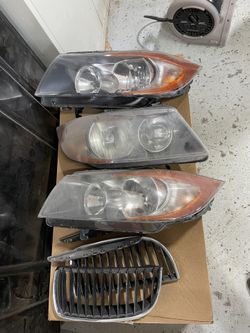 BMW Headlights And Grill