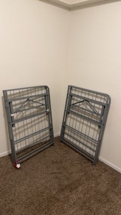 Queen bed frame grey