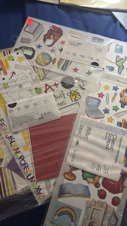 Creative Memories School Scrapbooking Sticker Lot