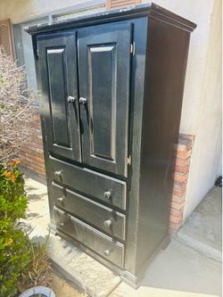 Black Armoire - 73H x 26W x 43L - $75.00
