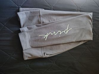 Pink gray leggings